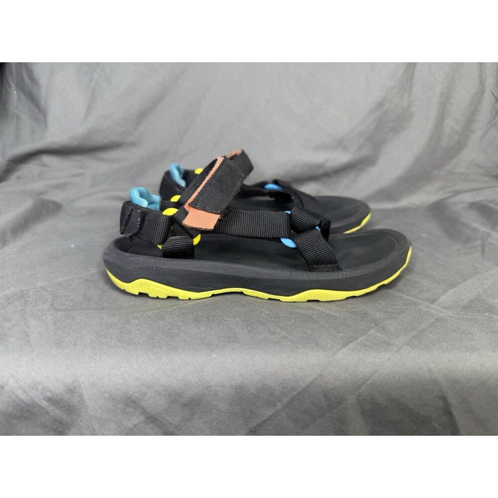 Teva Kids Hurricane XLT2 Sandals Blue Yellow Strappy Slip On Outdoors Size 1 - Picture 2 of 10